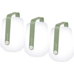 Discount FERMOB Lot de 3 lampes Balad coloris cactus - 12 cm