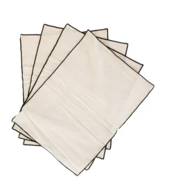Sale Lot de 4 sets de table coloris beige en coton - 35 x 50 cm