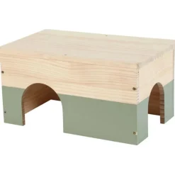 New ZOLUX Maison en bois pour lapin coloris vert Neolife – Taille XL