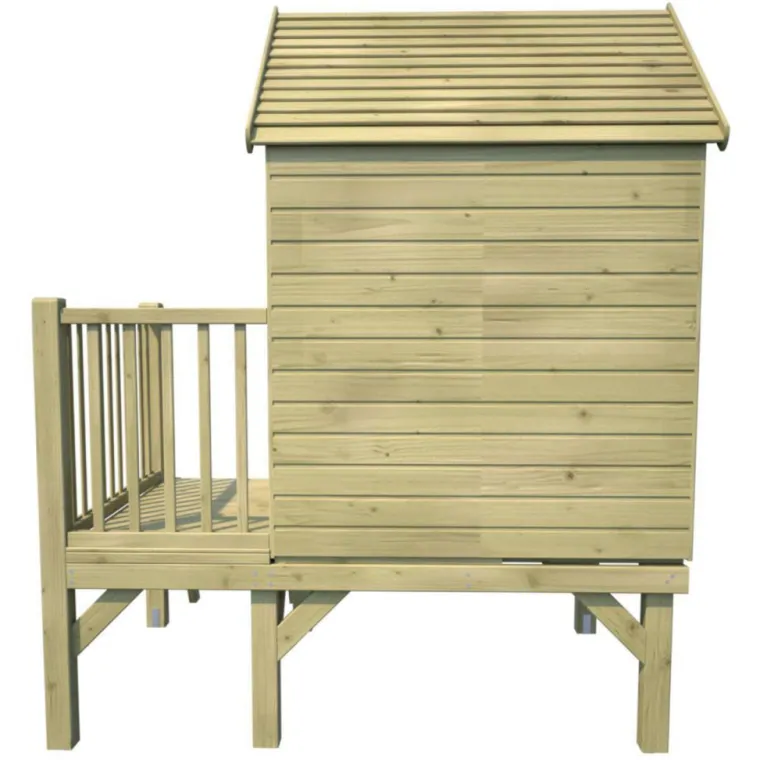 Discount SOULET Maisonnette en bois Winny - 176,30 x 210 x 153,70 cm