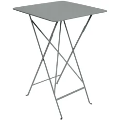 Best FERMOB Mange debout Bistro coloris gris en acier - 71 x 71 x 105 cm