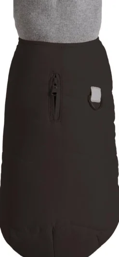 Clearance BOBBY Manteau pour chien coloris noir Contraste - Taille 70XXL