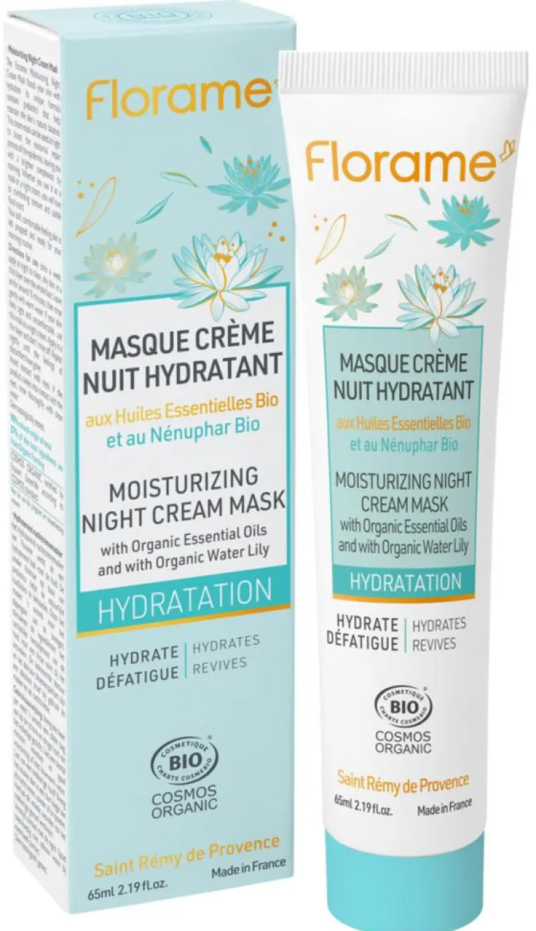 Hot FLORAME Masque crème nuit hydratant gamme Hydratation - 65 ml