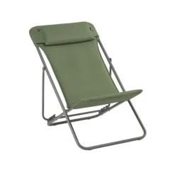 Best LAFUMA MOBILIER Maxi Transat BeComfort® tube titane olive - 62 x 83 x 94 cm