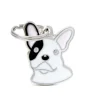 Sale MYFAMILY Médaille colors pour bulldog français blanc en métal
