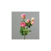 Mini- branche 5 roses artificielles H37 cm