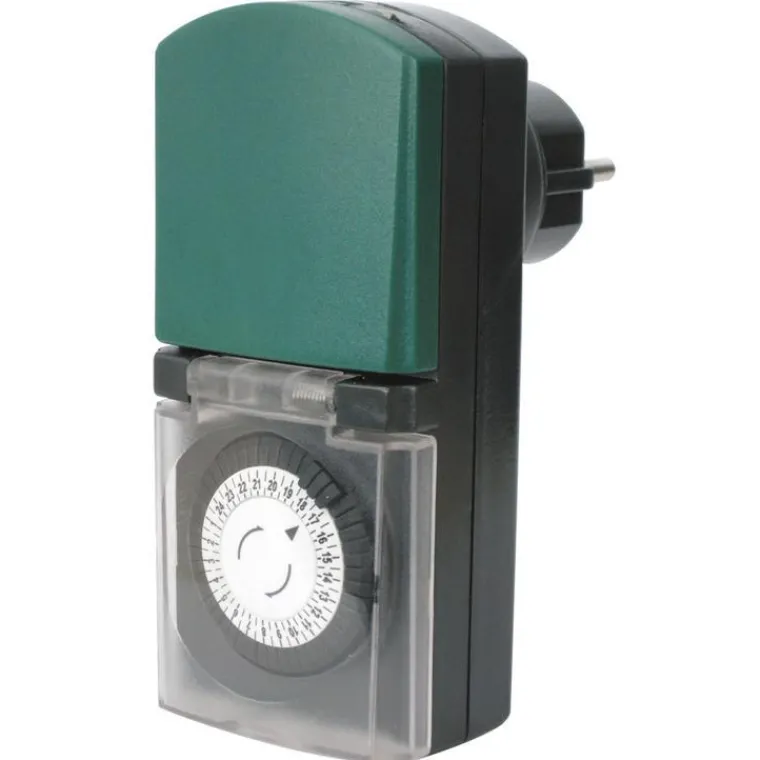 New 24DV Mini programmateur mécanique extérieur vert 16A 230V