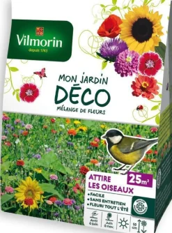 Sale VILMORIN Mélange de fleurs Attire les oiseaux - graines à semer pour 25 m² de surface