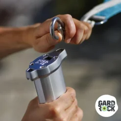 Clearance GARD & ROCK Mousqueton pour hamac, voile d'ombrage ou cordage Ø8mm coloris gris en inox Gard&Rock - 8x4x0.8cm