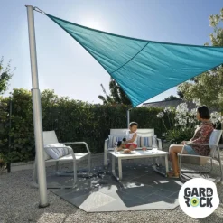 Clearance GARD & ROCK Mousqueton pour hamac, voile d'ombrage ou cordage Ø8mm coloris gris en inox Gard&Rock - 8x4x0.8cm