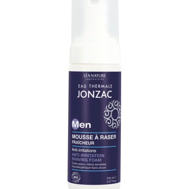 Best EAU THERMALE JONZAC Mousse à raser fraîcheur bio homme – 150 ml