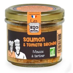 LES BIO DU BOCAL Mousse au saumon & tomates séchées en verrine de 90 g