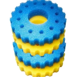 Best BLUE CORAL Mousses de filtre CPF 5000 - 2 jaunes et 2 bleues SUNSUN - lot de 4