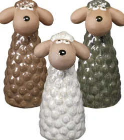 DEROMA Mouton en terre cuite émaillée Pecora - 30 cm