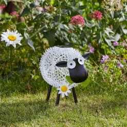 Hot SMART GARDEN Mouton solaire en métal Dolly Sheep à LED blanc ou multicolore
