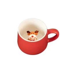 Discount AMEFA Mug en grès rouge Médard de Noblat collection Miam Cerf 3D - 33 cl