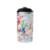 Hot QWETCH Mug isotherme en inox recyclé coloris multicolore motifs printaniers Arty Travel - 350 ml