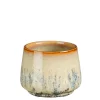 Best EDELMAN Mylo pot rond coloris beige en céramique - Ø 8,5 x 7 cm