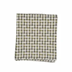 Online SAFECO Nappe décorative Goban coloris vert en coton - 150 x 250 cm