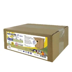 Discount NATURE'S MARKET Nichoir à monter en bois douglas Natures Market trou 28 mm - 17 x 21 x 22,5 cm