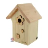 Hot NATURES MARKET Nichoir le poupon pour mésanges bleues en bois 19 x 16 x 26 cm