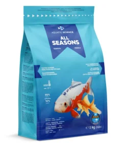 AQUATIC-SCIENCE Nourriture annuelle pour poisson d'étang de minimum 15 cm de long Aquatic Science All Seasons - Taille M sac de 5 kg