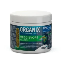 Clearance BLUE CORAL Nourriture poissons herbivores, Organix Veggievore Flakes - OASE AQUARIUM - 175ml