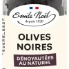 New EMILE NOËL Olives noires dénoyautées en bocal de 190 g