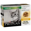 Hot PRO PLAN Pack de sachets au poulet pour chat stérilisé Purina – 10 x 85 gr