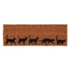 Discount ESSCHERT DESIGN Paillasson en fibre de coco à motif chats - 75,7 x 25,4 cm