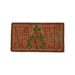 Paillasson en fibre de coco décor de Noël - 72 x 40 cm