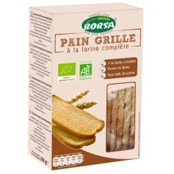 BORSA Pains grillés complet bio - 250 gr