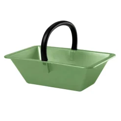 New EDA Panier de ramassage vert avec anse - Petit modèle