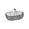 Clearance DUCHESNAY Panier de récolte en fil métallique marron à poignées 25 l