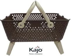 Clearance MV INDUSTRIE Panier Kajo taupe/beige - 15 L