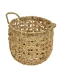 Outlet KAEMINGK Panier rond en jacinthe d'eau avec poignée taille 3 - Ø 29 x H 26 cm