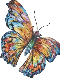 Best RIVIERA Papillon en métal multicolore décor B moyen modèle - 33 cm