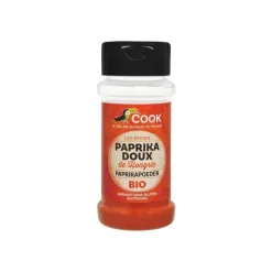 New COOK Paprika doux de Hongrie bio en pot de 40 g