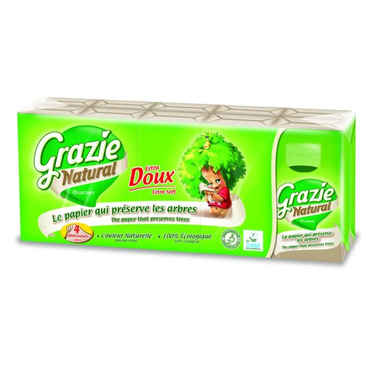 Sale GRAZIE Paquets de mouchoirs 100% recyclés - 10 paquets