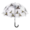 Outlet ESSCHERT DESIGN Parapluie en plastique transparent à motifs oiseaux - Ø 80,8 x H 81 cm