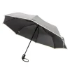 Best INSTANT NATURE Parapluie prague noir et beige en acier et polyester