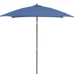 Online Parasol carré inclinable en aluminium mat et toile polyester - 200 x 200 cm