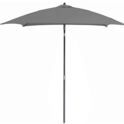 Online Parasol carré inclinable en aluminium mat et toile polyester - 200 x 200 cm