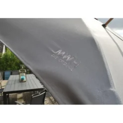 Discount ROYAL GARDEN Parasol déporté anthracide octogonal Royal Deluxe - 3 x 3 m