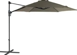New Parasol déporté en polyester Molly - Ø 300 cm