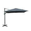 Online Parasol déporté orientable gris 300 x 300 cm