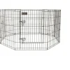 Outlet Parc pour chien en métal noir - 76 cm