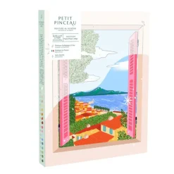 LA PETITE ÉPICERIE Peinture au numéro Fenêtre sur Naples Petit Pinceau by - 25,5 x 3,5 x 33 cm