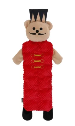 New WOUAPY Peluche plate de Noël pour chien ours casse-noisette coloris rouge - grand modèle