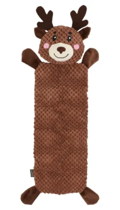 Online WOUAPY Peluche plate de Noël pour chien cerf coloris marron - grand modèle